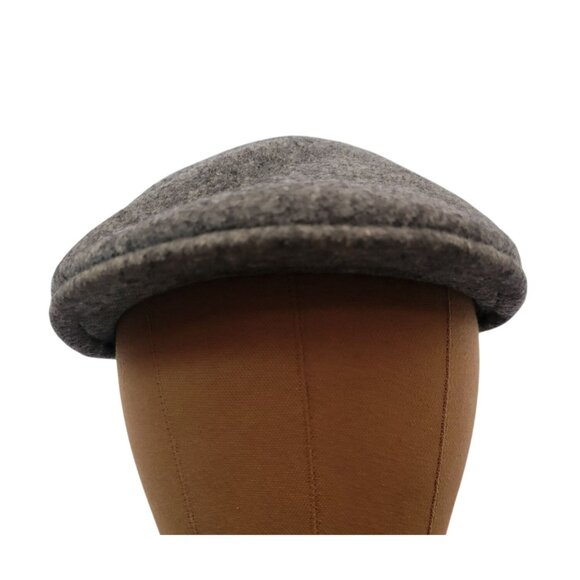 Vintage Kangol Wool Grey Flat Newsboy Cap - Picture 2 of 6